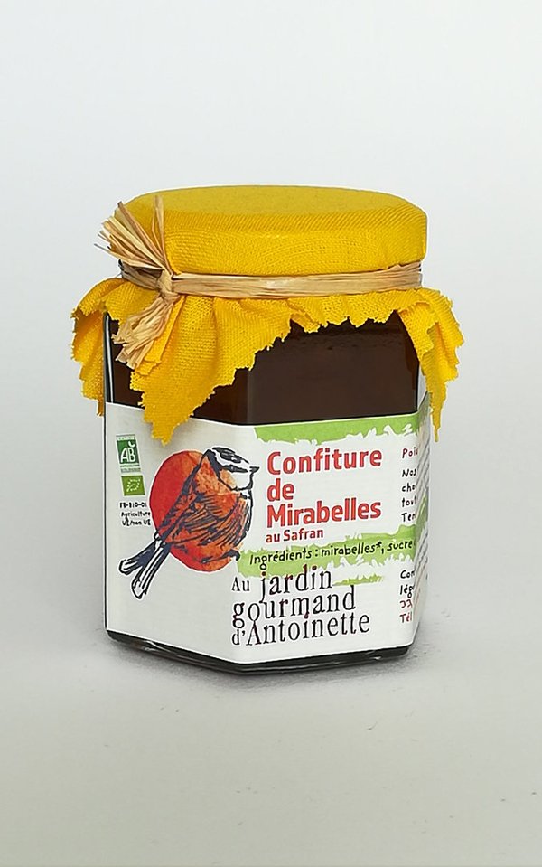 Confiture de Mirabelles au Safran | Le jardin Gourmand d'Antoinette