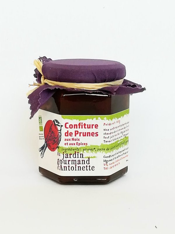 Confiture de Prunes aux noix et épices | Le jardin Gourmand d'Antoinette