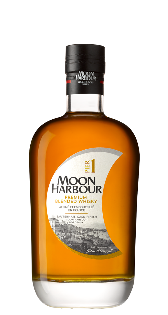 MOON HARBOUR Pier 1 45,8% Blended Whisky, France / Bordeaux, 70cl